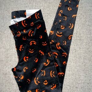 Black and Orange Halloween Leggings